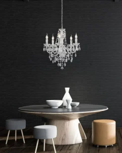 Discount Trio Lighting kattokruunu Luster 5-os E14 kirkas