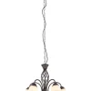 Online Trio Lighting kattokruunu Rustica 5-os E27 rustiikki