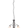 Sale Trio Lighting kattokruunu Rustica 3-os E27 rustiikki
