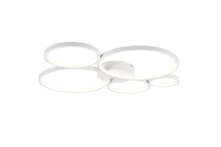 Discount Trio Lighting kattovalaisin Rondo LED 5-os mattavalkoinen