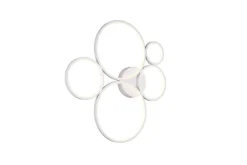 Discount Trio Lighting kattovalaisin Rondo LED 5-os mattavalkoinen