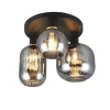 Online Trio Lighting kattovalaisin Diva 3-os E27 mattamusta/kromatt