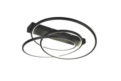 Outlet Trio Lighting kattovalaisin Darvin LED mattamusta