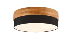 Sale Trio Lighting kattovalaisin Seasons 50 cm E27 musta/puu