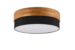 Sale Trio Lighting kattovalaisin Seasons 50 cm E27 musta/puu