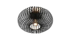 Best Trio Lighting kattovalaisin Johann 40 cm E27 mattamusta