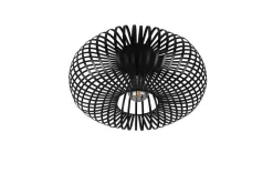 Best Trio Lighting kattovalaisin Johann 40 cm E27 mattamusta