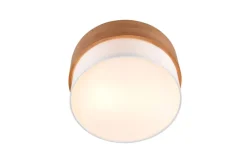 New Trio Lighting kattovalaisin Seasons 30 cm E14 valkoinen/puu