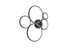 kattovalaisin Rondo LED 5-os mattamusta*Trio Lighting Discount