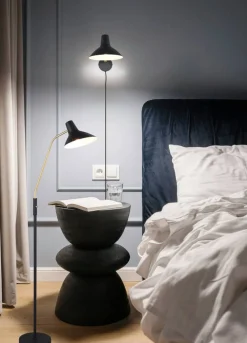 Discount Trio Lighting lattiavalaisin Traveller E27 mattamusta/mattam