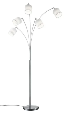 New Trio Lighting lattiavalaisin kaari Tommy 5-os E14 harjattu t