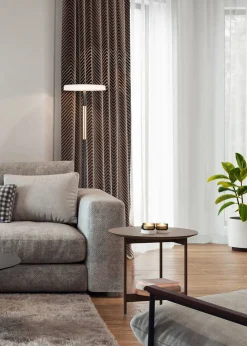 lattiavalaisin Celeste LED mattamusta/valkoine*Trio Lighting Outlet