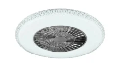 LED kattotuuletin Harstad kromi starlight*Trio Lighting Discount