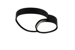 Best Trio Lighting LED kattovalaisin Rise 43 cm mattamusta