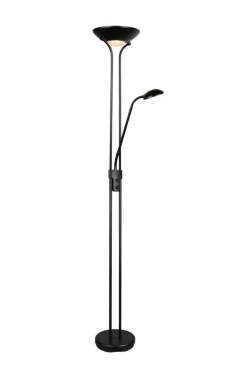 LED lattiavalaisin Spock mattamusta*Trio Lighting