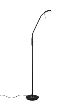 LED lattiavalaisin Monza mattamusta*Trio Lighting Outlet