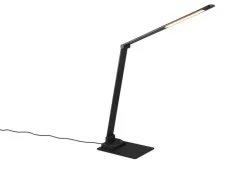 Online Trio Lighting LED pöytävalaisin Travis mattamusta