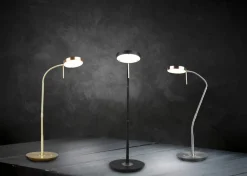 LED pöytävalaisin Monza mattamusta*Trio Lighting New