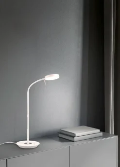 LED pöytävalaisin Monza mattavalkoinen*Trio Lighting Clearance