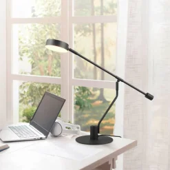 Online Trio Lighting LED pöytävalaisin Manduro mattamusta