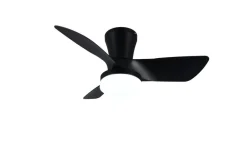 LED tuuletinkattovalaisin Randers mattamusta*Trio Lighting Online