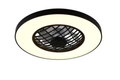 LED tuuletinkattovalaisin Linköping musta RGB*Trio Lighting Discount