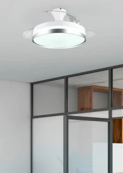 LED tuuletinkattovalaisin Lindberg titaani sta*Trio Lighting Clearance