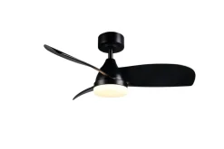 LED tuuletinkattovalaisin Helsinki mattamusta*Trio Lighting Outlet