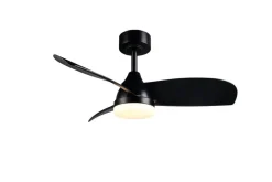 LED tuuletinkattovalaisin Helsinki mattamusta*Trio Lighting Outlet