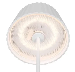 Online Trio Lighting LED ulkopöytävalaisin Suarez mattavalkoinen la