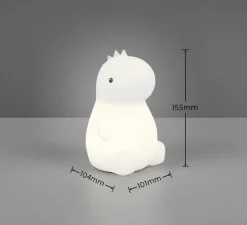 Discount Trio Lighting LED-pöytävalaisin Rexy RGBW valkoinen