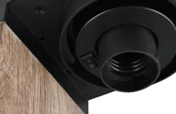 Trio Lighting pylväsvalaisin Ardila 100 cm E27 puu/m.musta h