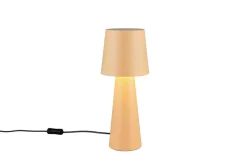 Best Trio Lighting pöytävalaisin Nubian E27 kellertävänruskea