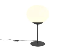 pöytävalaisin Fomento E27 mattamusta/valkoinen*Trio Lighting Discount