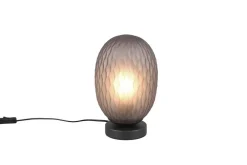 pöytävalaisin Facette E27 mattamusta/savu*Trio Lighting Hot