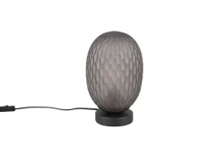 pöytävalaisin Facette E27 mattamusta/savu*Trio Lighting Hot