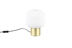 pöytävalaisin Diva E27 mattamessinki/valkoinen*Trio Lighting Hot