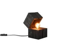 Outlet Trio Lighting pöytävalaisin Treasure E14 (sis.) musta