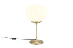 Sale Trio Lighting pöytävalaisin Fomento E27 mattamessinki/valkoi