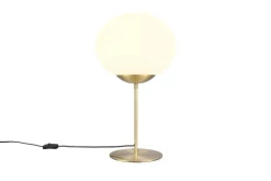 Sale Trio Lighting pöytävalaisin Fomento E27 mattamessinki/valkoi