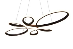 riippuvalaisin Fly LED mattamusta*Trio Lighting Best