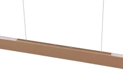 Online Trio Lighting riippuvalaisin Helios LED 100 cm kahvinruskea