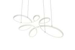 Best Trio Lighting riippuvalaisin Fly LED mattavalkoinen 4000K