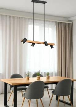 Online Trio Lighting riippuvalaisin Marley 4-os 80 cm GU10 mattamus