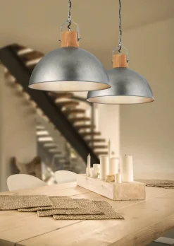 riippuvalaisin Delhi E27 antiikkiteräs*Trio Lighting Online