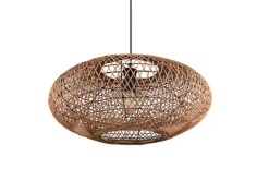 riippuvalaisin Hedda E27 mattamusta/sisal*Trio Lighting Hot