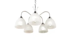 Trio Lighting riippuvalaisin Dobby 5-os E27 harjattu teräs/a