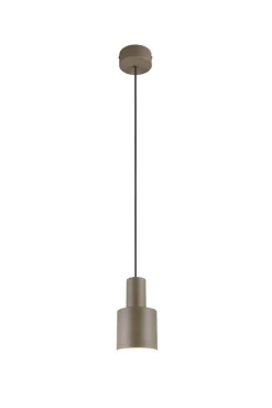 Sale Trio Lighting riippuvalaisin Agudo 1-os E27 harmaanruskea