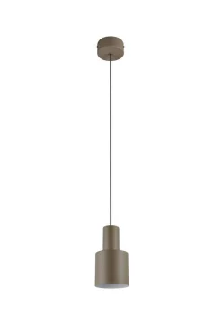 Sale Trio Lighting riippuvalaisin Agudo 1-os E27 harmaanruskea