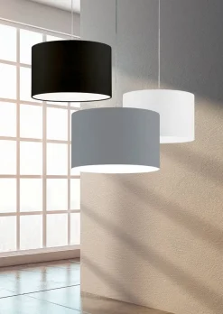 New Trio Lighting riippuvalaisin Hotel 40 cm E27 musta